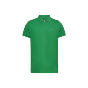 Tommy Hilfiger Jeans Men Short Sleeve Polo Shirt Men Green Polos